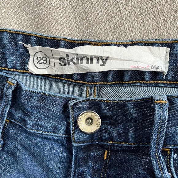 Earnest Sewn Jeans Women's 29 Earnest AM I Skinny Jeans in Medium Wash - Picture 3 of 9